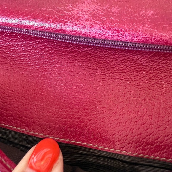 GUCCI GG Canvas and Leather Vintage Long Wallet On Chain Crossbody - Picture 10 of 16